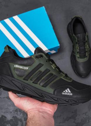 Мужские кожаные кроссовки ads climacool