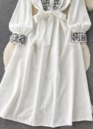 Сукня з вишивкою плаття вишиванка3 фото