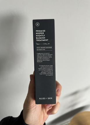 Allies of skin promise keeper nightly blemish treatment