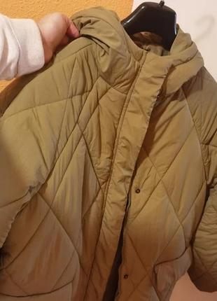 Стеганое пальто куртка оверсайз pull&bear - m8 фото