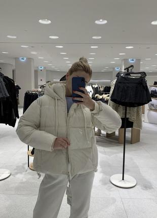 Пуховик куртка зимова zara