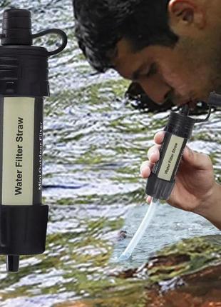 Фильтр для очистки воды туристический water filter straw9 фото