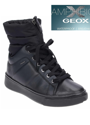 Женские зимние ботинки geox amphibiox, стелька 25см