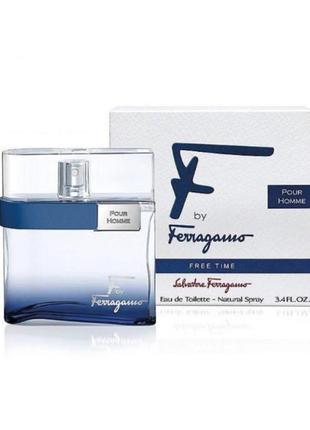 Оригінал salvatore ferragamo f by free time 100 ml ( сальватор феррагамо ф бай фрі тайм ) туалетна вода