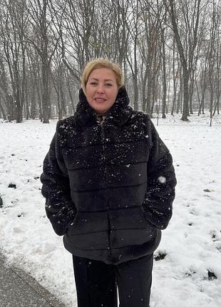 Эко шуба женская автоледи шубкази искусственного меха