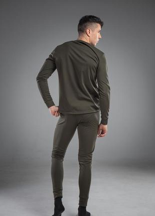Термобілизна комплект columbia зі3006 фліс для чоловіків штани та кофта чоловічої хакі -20 °C6 фото