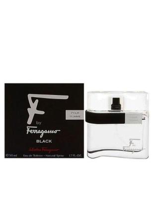 Оригінал salvatore ferragamo f by black 50 ml ( сальваторе феррагамо хом блек ) туалетна вода