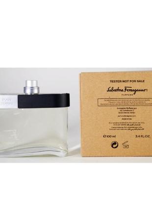 Оригинальный salvatore ferragamo f by black 100 ml tester ( сальваторе феррагамо хом блек ) туалетная вода