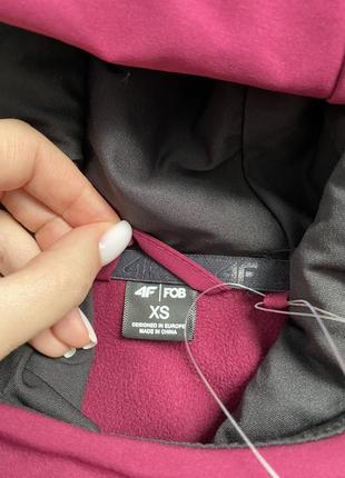 Сноубордическая куртка худи 4f fob лыжная софтшел