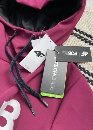 Сноубордическая куртка худи 4f fob лыжная софтшел