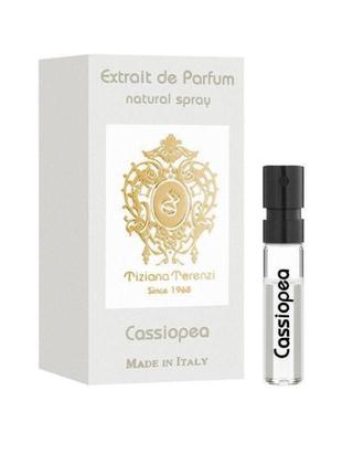 Оригинал пробник tiziana terenzi cassiopea 1,5 ml ( тизиана территории кассиопия) парфюмированная вода