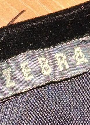 Блуза черная бархатистая с сеточкой внизу 😻 бренд: zebra5 фото