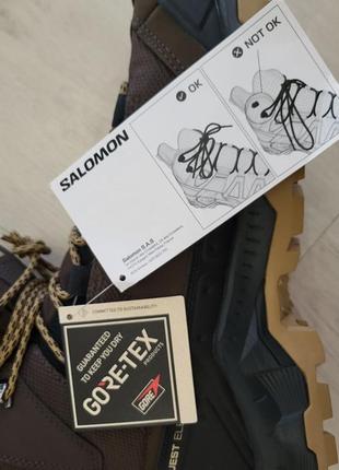 Трекінгові черевики salomon quest element gore-tex оригінал7 фото