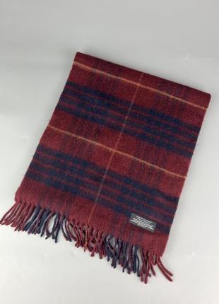 Шатландский кашемировый шарф в клетку 100% cashmere scotland