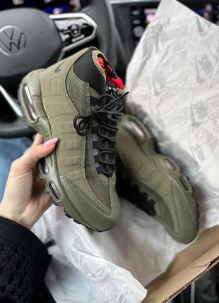 Мужские кроссовки nike 95 sneakerboot green10 фото