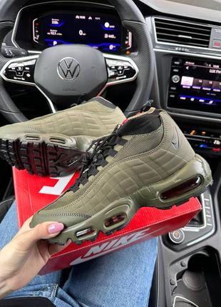 Мужские кроссовки nike 95 sneakerboot green3 фото