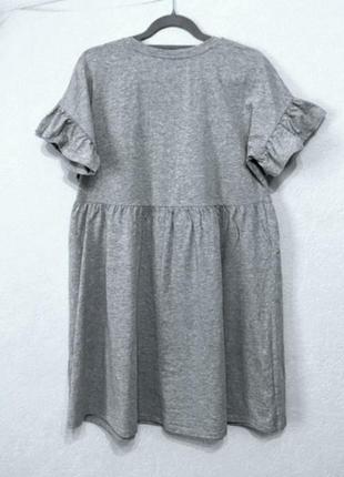 Модное трикотажное платье, оверсайз, 48-50, хлопок, натуральная  вискоза, atmosphere2 фото