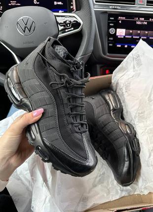 Мужские кроссовки nike 95 sneakerboot black1 фото