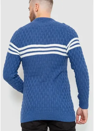 Вязаный свитер в полоску / полосатый принт кофта2 фото