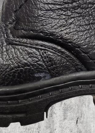 Ботинки, ботинки, зимние, тракторная подошва, кожа