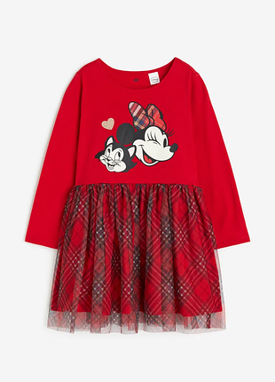 🌈сукня з джерсі з фатином(2р-10років)🎄❄ hm