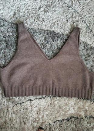 Топ/жилет вкорочений теплий