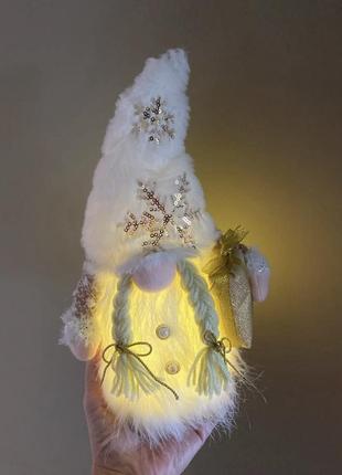 Скандинавские гномы с подсветкой6 фото