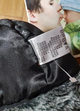 Зимняя термо шапка ушанка tokka kids оригинал 54см