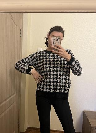 Светр гусячі лапки