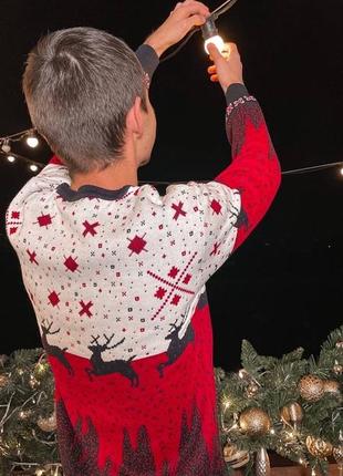 Різдвяний светр з оленями6 фото