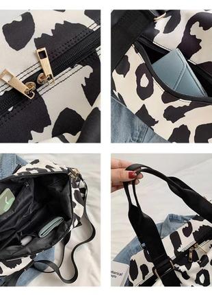 Спортивная / дорожная женская розовая сумка