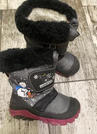 Теплые зимние ботинки3 фото