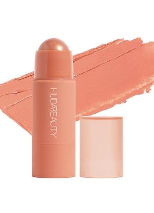 Кремовые румяна в виде стека huda beauty cheeky tint cream blush stick6 фото