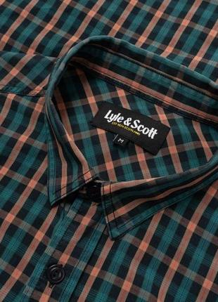 Lyle &amp; scott checked flannel shirt&nbsp;&nbsp;мужская рубашка