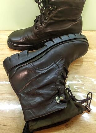 Кожа ботинки gabor (немесовая, р.5.5/ р.37.5)