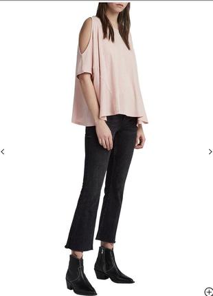 Футболка топ allsaints ella fifi t-shirt, dusk pink