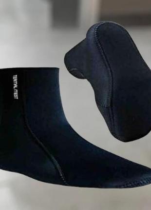 Термошкарпетки неопренові termal mest, колір чорний, розмір l, теплі водонепроникні шкарпетки для військових3 фото