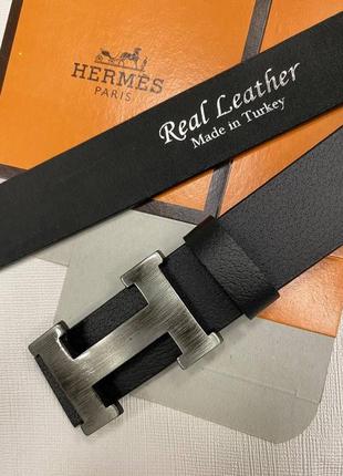 Ремень в стиле hermes хермес гермес, мужской ремень кожа 4см с коробкой, ремень кожаный черный турция