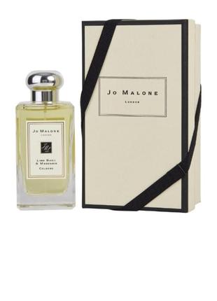 Оригинальный jo malone lime basil &amp; mandarin 100 ml (джо малон лайм базилик мандарин)1 фото