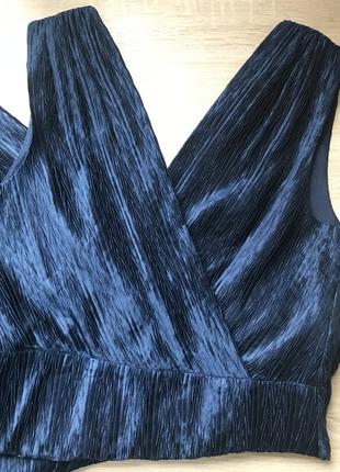 Вечернее платье макси темно-синего цвета vero moda3 фото