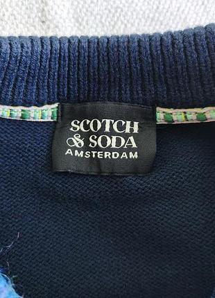 Мужской джемпер свитер шерсть scotch & soda amsterdam 167241