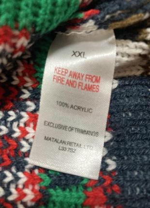 Новогодний свитер большого размера