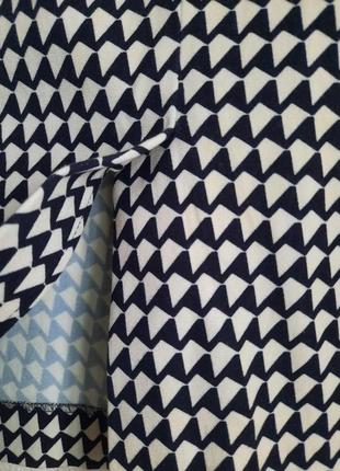 Оригинальная юбка карандаш р.38,геометрический принт4 фото