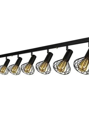 Светильник  в стиле лофт msk electric lotus nl 14151-7 bk