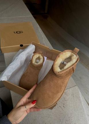 Угги угги угги угги ugg ultra mini chesnut