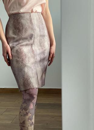 Спідниця maison scotch з ворсистої тканини пастельного кольору