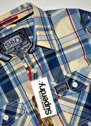 Superdry нова стильна сорочка в клітинку ralph lauren hilfiger gap polo стиль4 фото