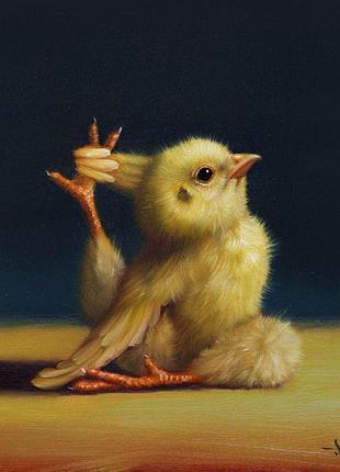 Постер "йога курочка © lucia heffernan" cn53265m