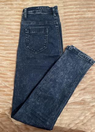 Синие джинсы плотные1 фото