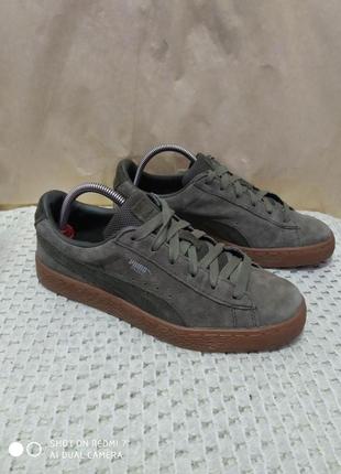 Кожаные кроссовки puma basket2 фото